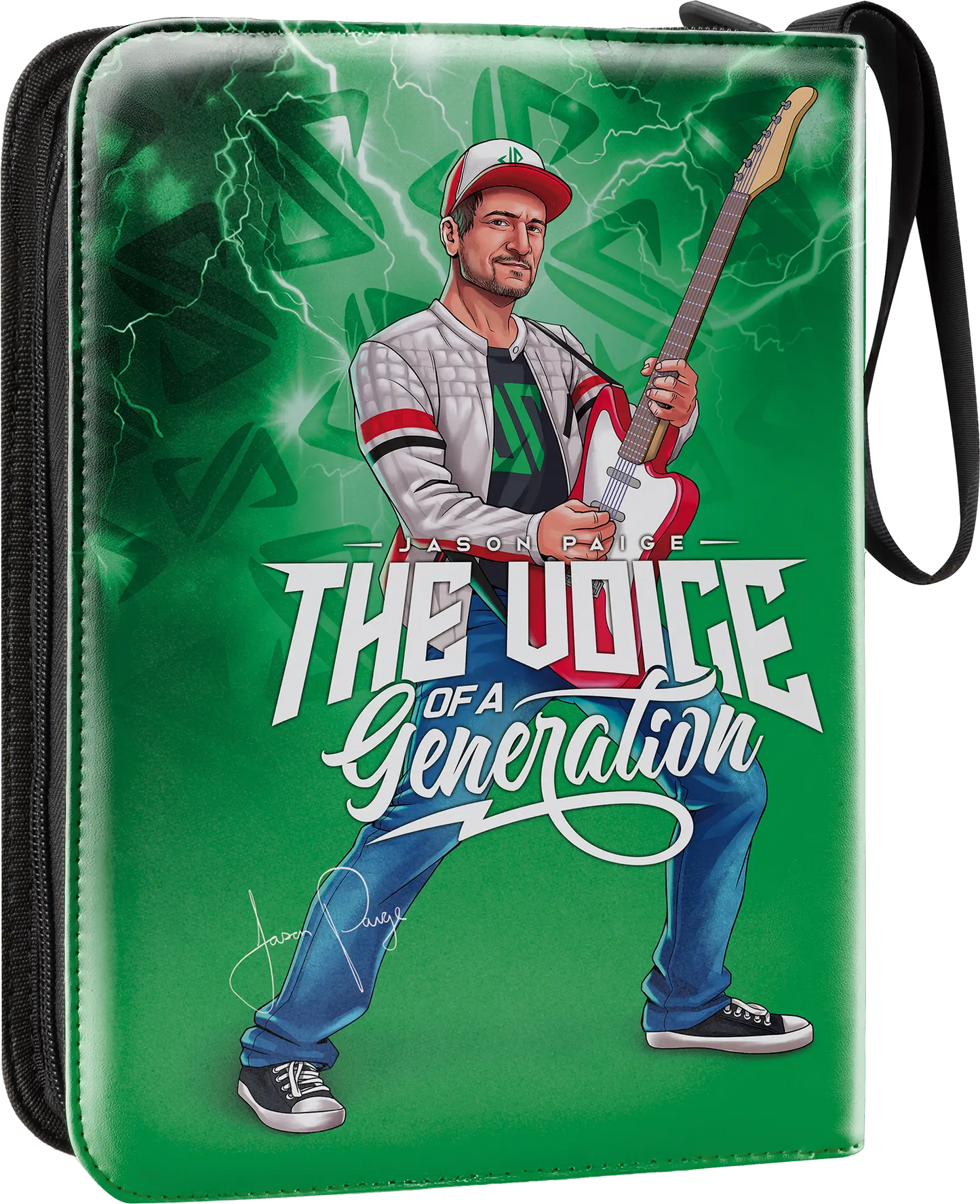 Jason Paige Voice of a Generation Green Binder