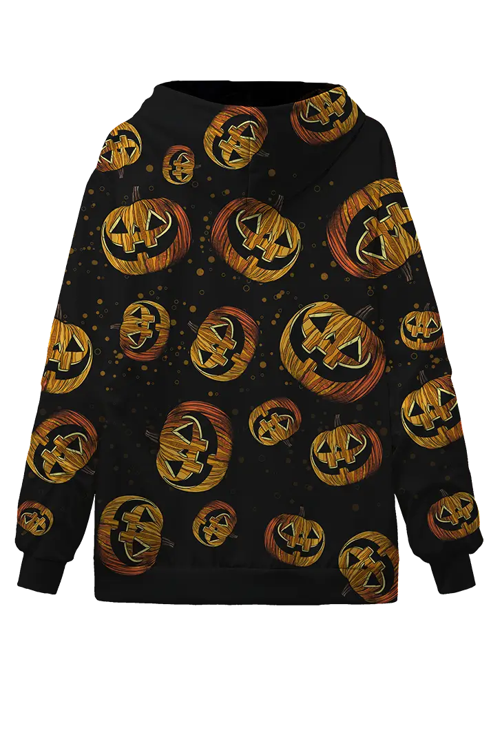 Jack O lantern Halloween Hoodie