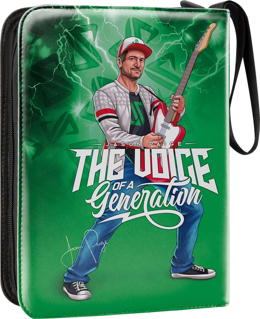 Jason Paige Voice of a Generation Green Binder