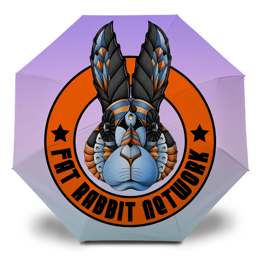 Fat Rabbit Network Logo Umbrella