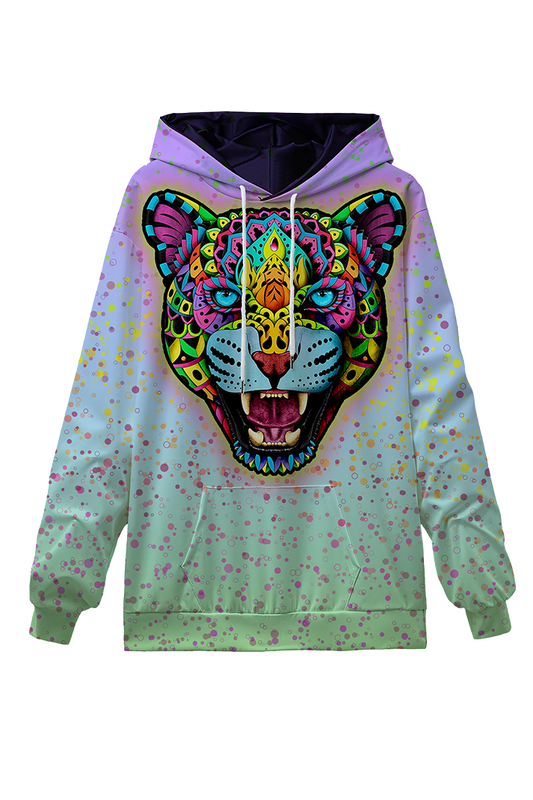 A Fat Rabbit Network branded Jaguar Color Hoodies