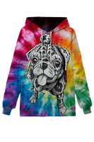 Tribal Pug Hoodie