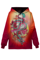 Red Chinese Dragon Hoodie