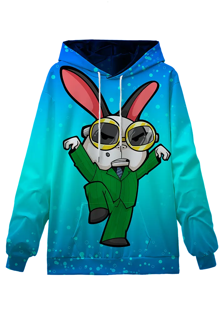 Spaz The Rabbit, Some Bunny is Fight Hoodie