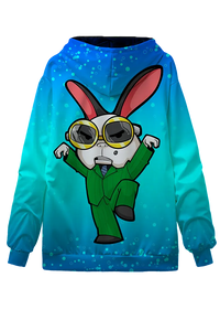 Spaz The Rabbit, Some Bunny is Fight Hoodie