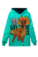 Grit Welcome to Paradise:  Triceratops  Hoodie