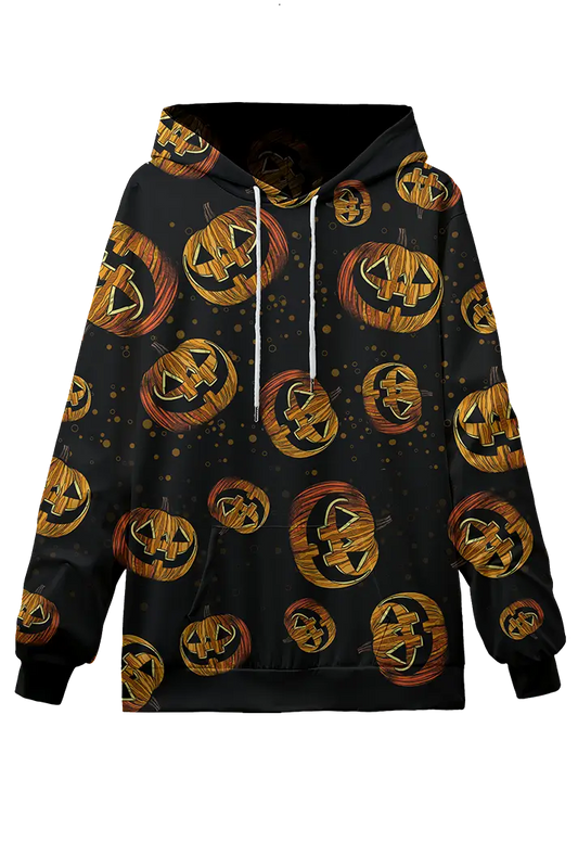 Jack O lantern Halloween Hoodie