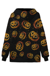 Jack O lantern Halloween Hoodie