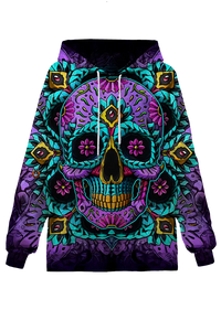 Sugar Skull Mexican Mandala Hoodie