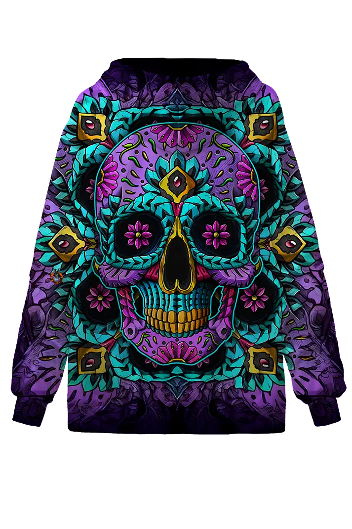 Día de los Muertos - Mandala Sugar Skull Hoodie
