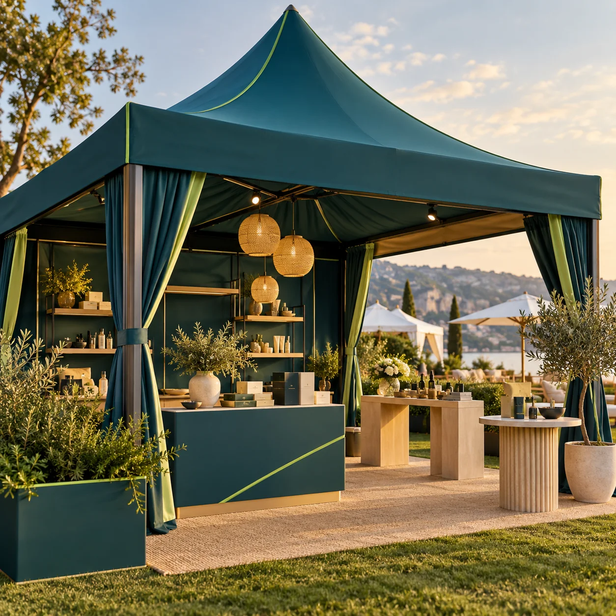 Custom event tents